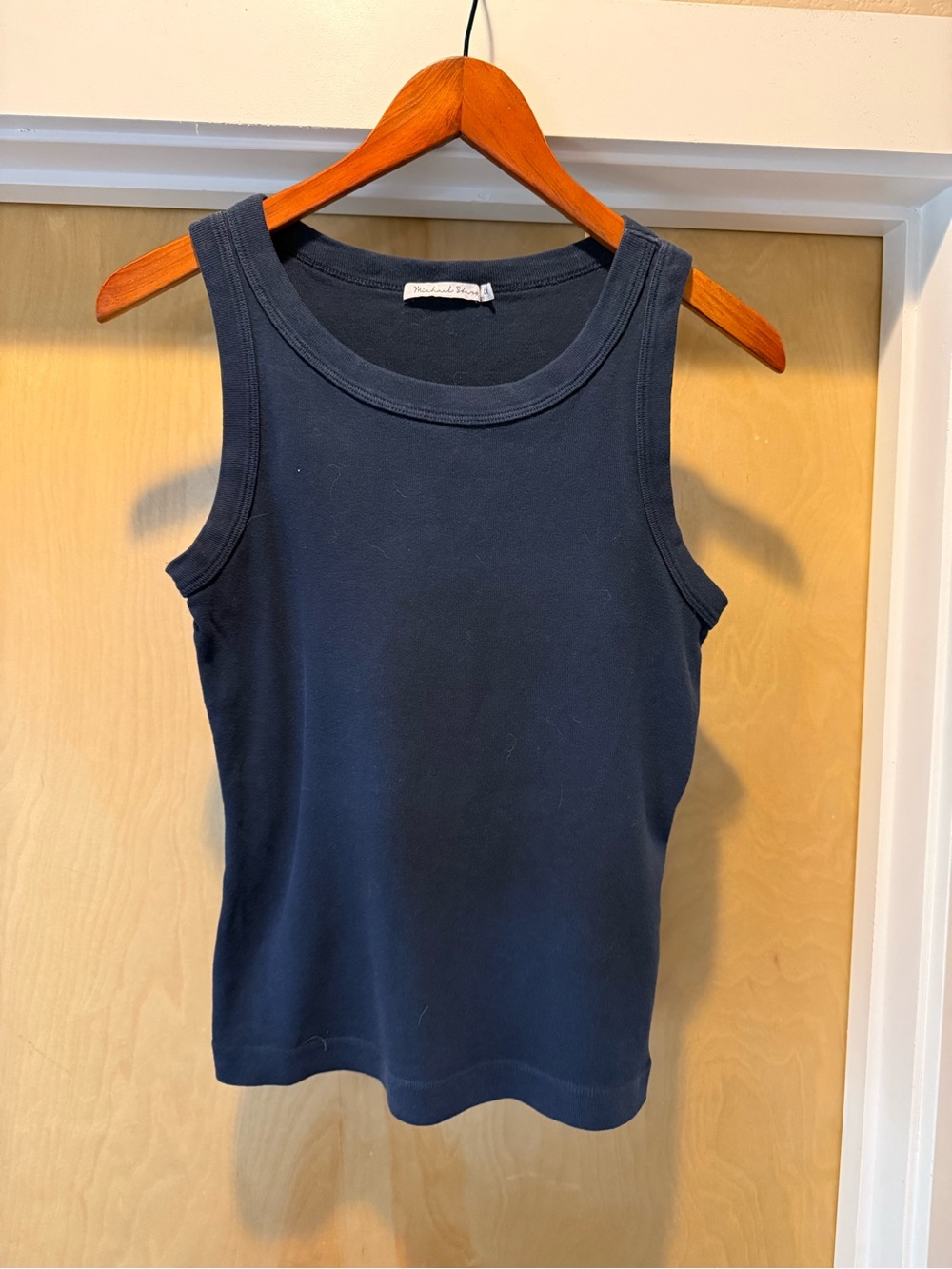 Michael Stars Navy Tank, One Size